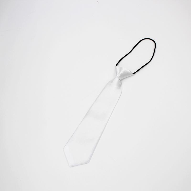 Korean Style Solid Color Elastic Tie for Kids - Trendy, Shiny, and Short