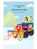 Stained Glass Magnetic Tile Building Blocks - Children's Educational Toy Set for Creative Play