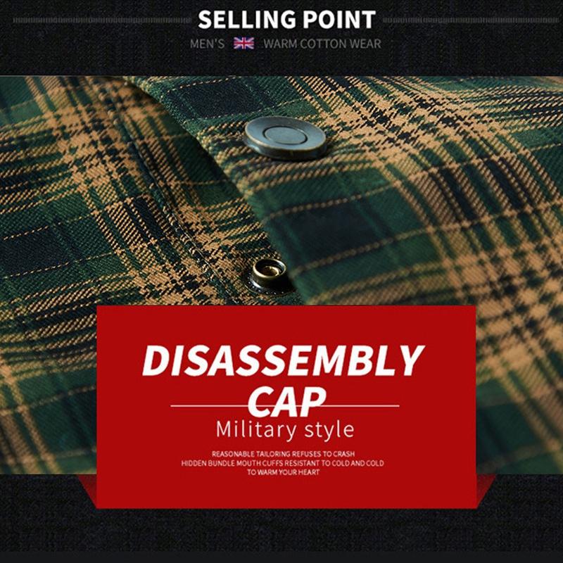 Buy Men Open Country Plaid Shirt Jacket 