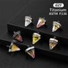 Stainless Steel Flat Back Stud Crystal Cone Cartilage Earring Gifts Piercing Stud  Ear Piercing