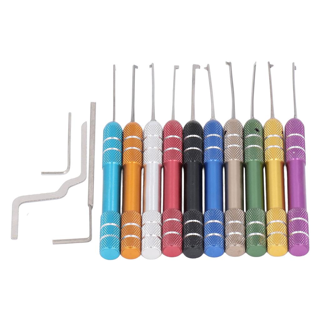 10PCS Tap Extractors with 3 Auxiliary Wrench Stainless Steel Stripped Broken Tap Remover Tool Kit