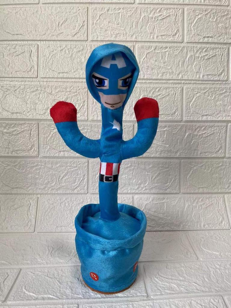 Marvel Spiderman Dancing Cactus Talking Plush Toy With Music And Dancing For Kids Playtime