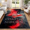 FC Spartak Moscow Carpet Door Mat for Living Room or Bedroom Protective Mat Under Chair Office Decoration Christmas Gift Birthday Present