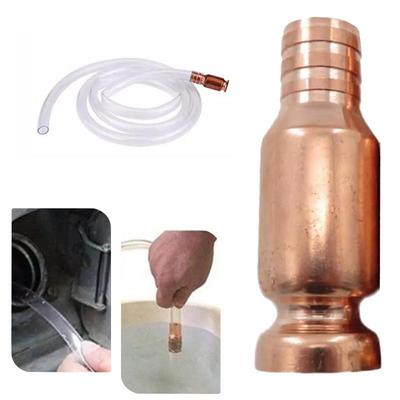 1 adet bakır sifon doldurma borusu manuel pompalama petrol boru bağlantı parçaları sifon konnektörü benzinli yakıt su çalkalayıcı sifon XYZ