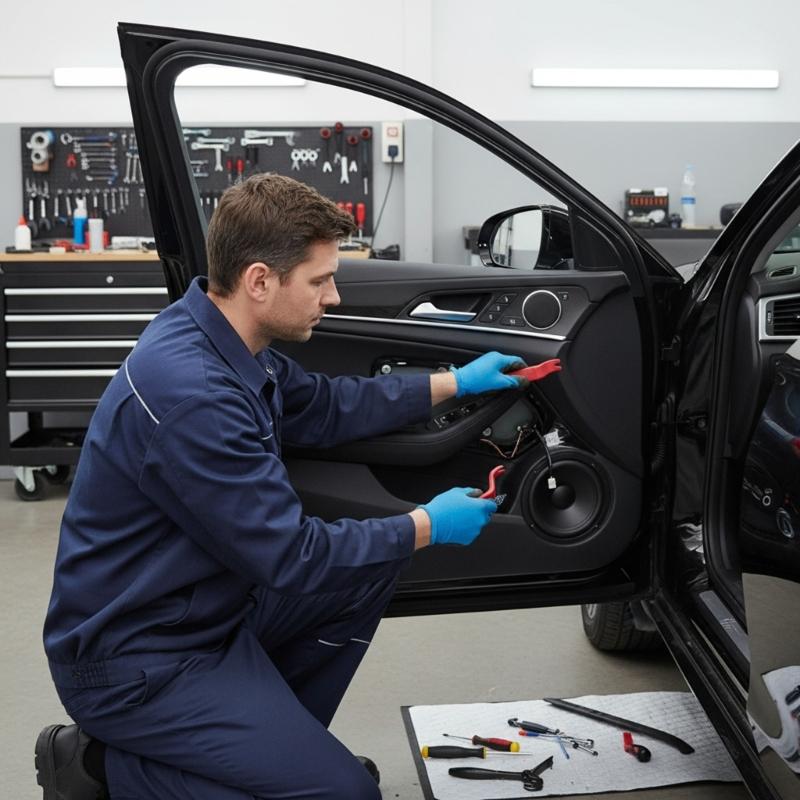 Automotive Pry Bar For Stereo Installation Scratch Prevention Tool Heat Resistant Plastic Material Universal Vehicle Com