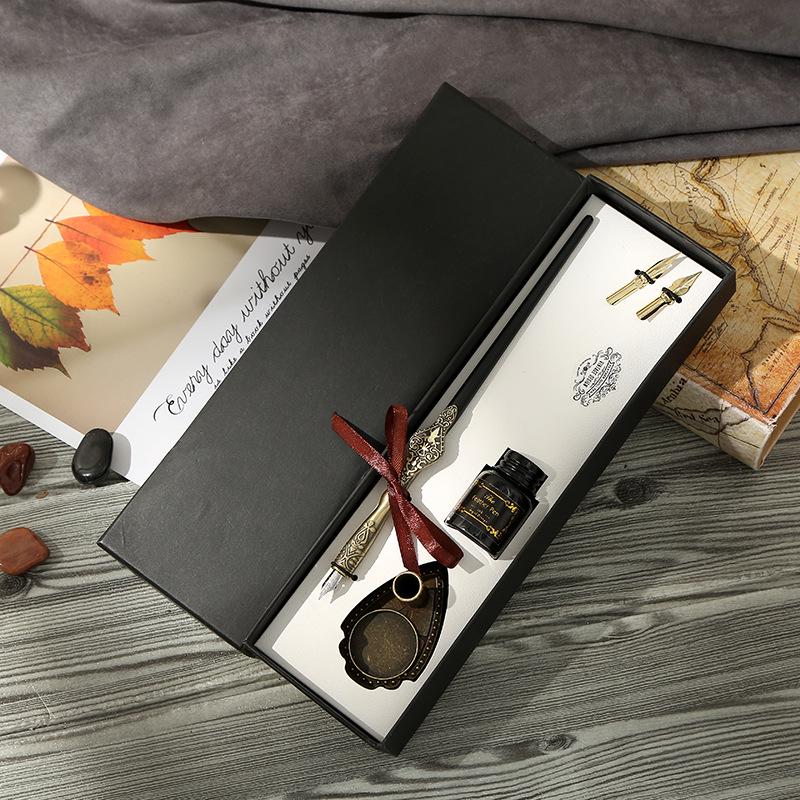 English Calligraphy Pen, Feather Pen, Dip Pen, Practice Calligraphy Pen, High-end, Art, Artistic Calligraphy, Glass Comic Pen