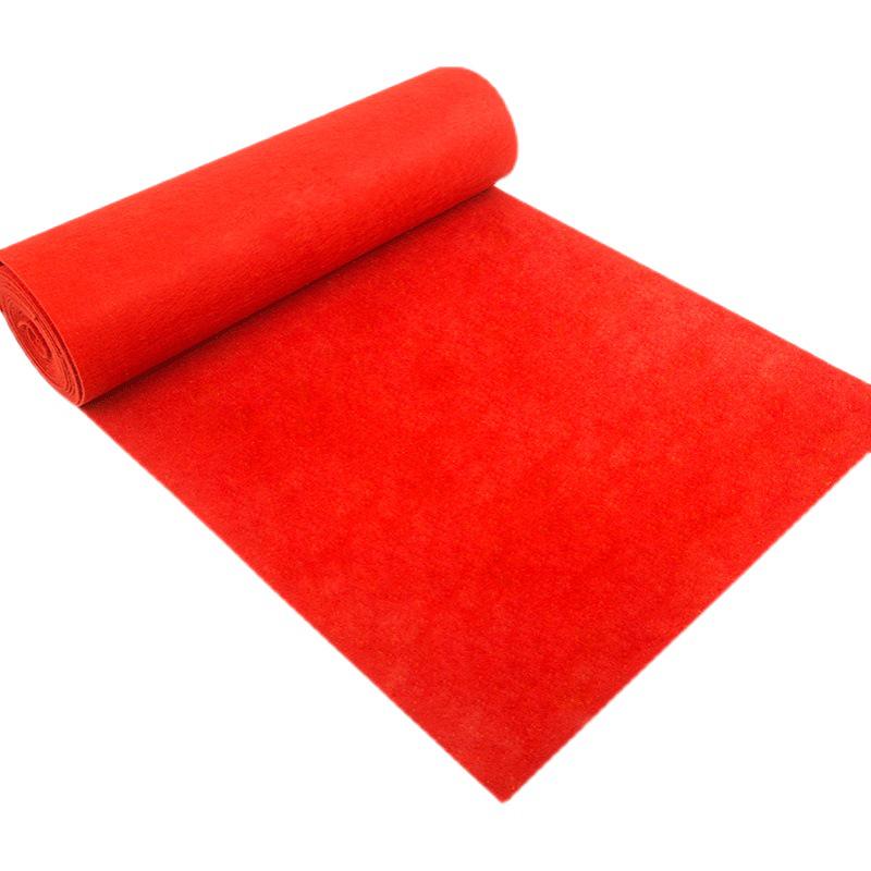 Extra Thick Non-Slip Red Carpet for Store Entrances & Events, Ideal for Guests & Exhibitions, Full Coverage