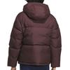 Adidas Essentials Puff Down Hooded Down Jacket Women Brown KC5948