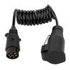 Trailer Wiring Spring Wire Connection Cables Extension Cord Caravan Connectors 12V 7 To 13 Pin