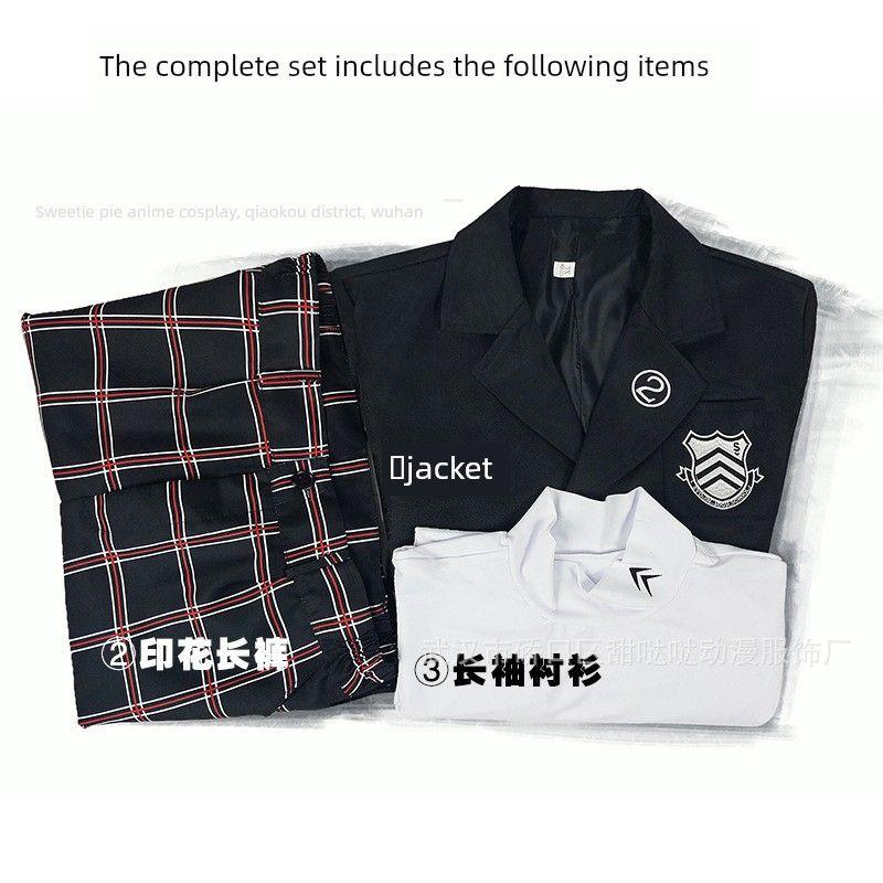 Sweet Persona 5 Cosplay Costume for Male Protagonist Ren Amamiya Cosplay Outfit Anime Halloween Performance