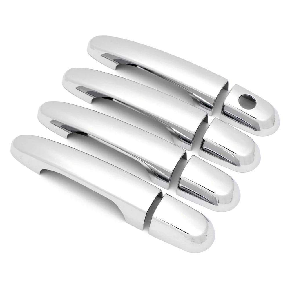 Car Upgrade Chrome Silver Door Handle Cover For KIA Sportage 2005-2010 Cars Accessories Exterior Styling Decoration