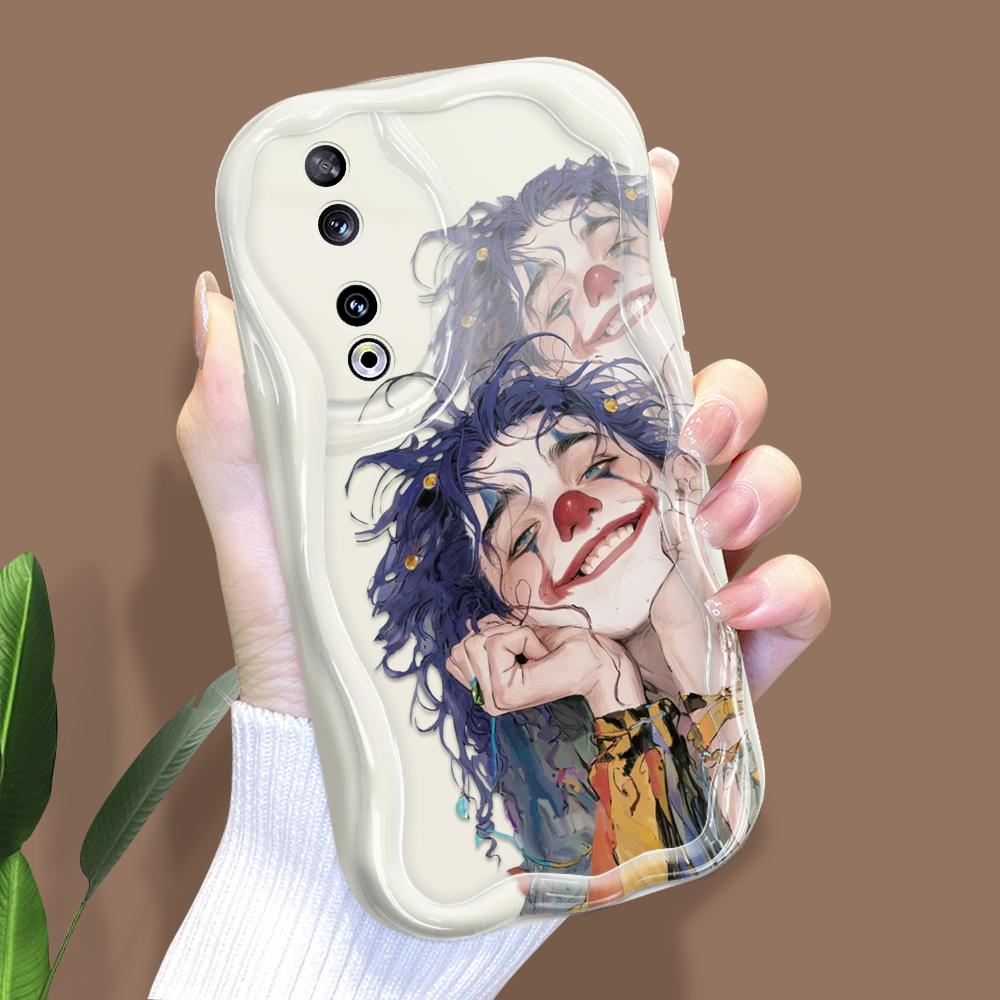 

Милый мультяшный узор, кремовая текстура, мягкий силиконовый чехол с волнистыми краями, чехол для телефона для Huawei Honor Infinix Tecno iPhone iPhone 6 Plus белый