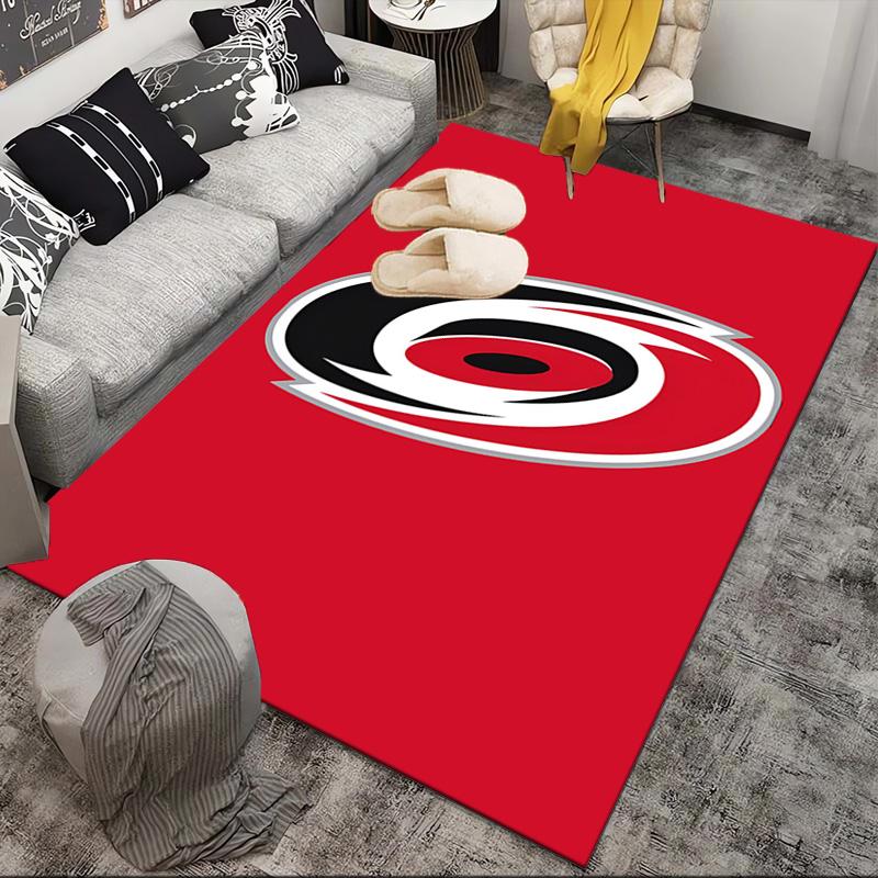 Hurricanes Team Spirit Area Rug Suitable for Indoor And Outdoor,Carpets for Kitchens, Homes, Offices, Living Rooms,Home Decor,Christmas Gift