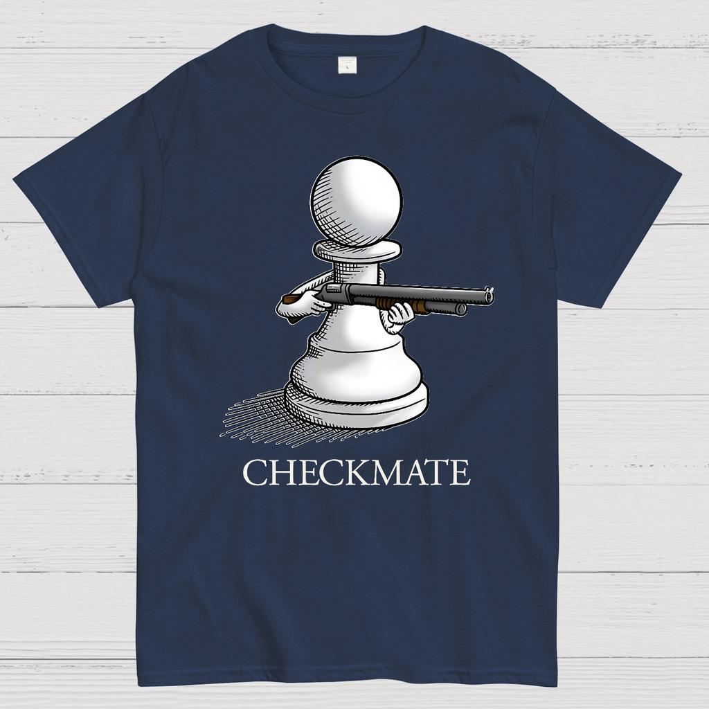Checkmate Unisex 100% Cotton Summer Casual Cool Loose T-Shirt