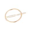 Fashion Alloy Hollow Moon Circle Triangle Bangs Hair Clip Women Hairpin Barrette