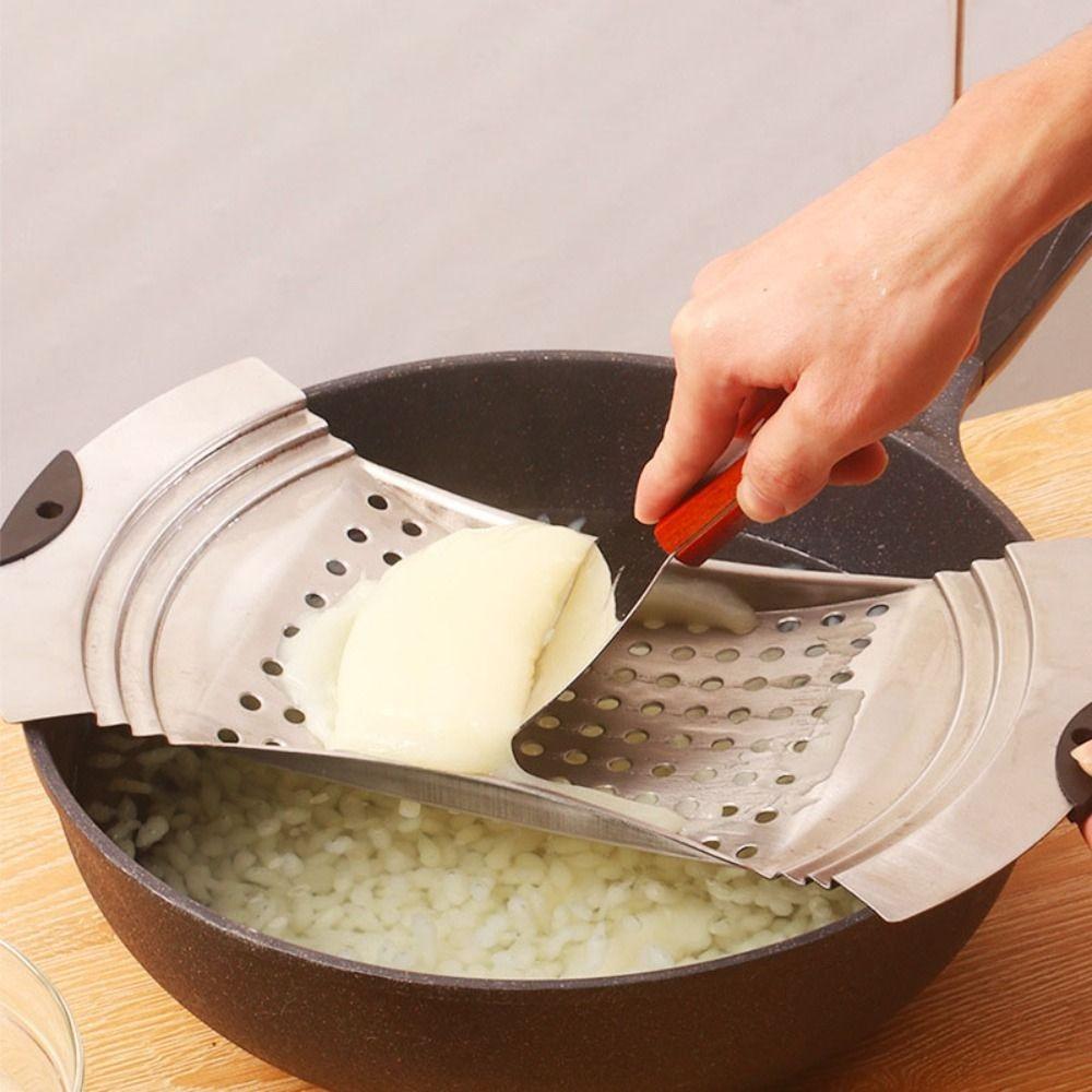 Silicone Grip Spaetzle Maker Stainless Steel Oil Filter German Egg Noodle Maker  Shanxi Pasta