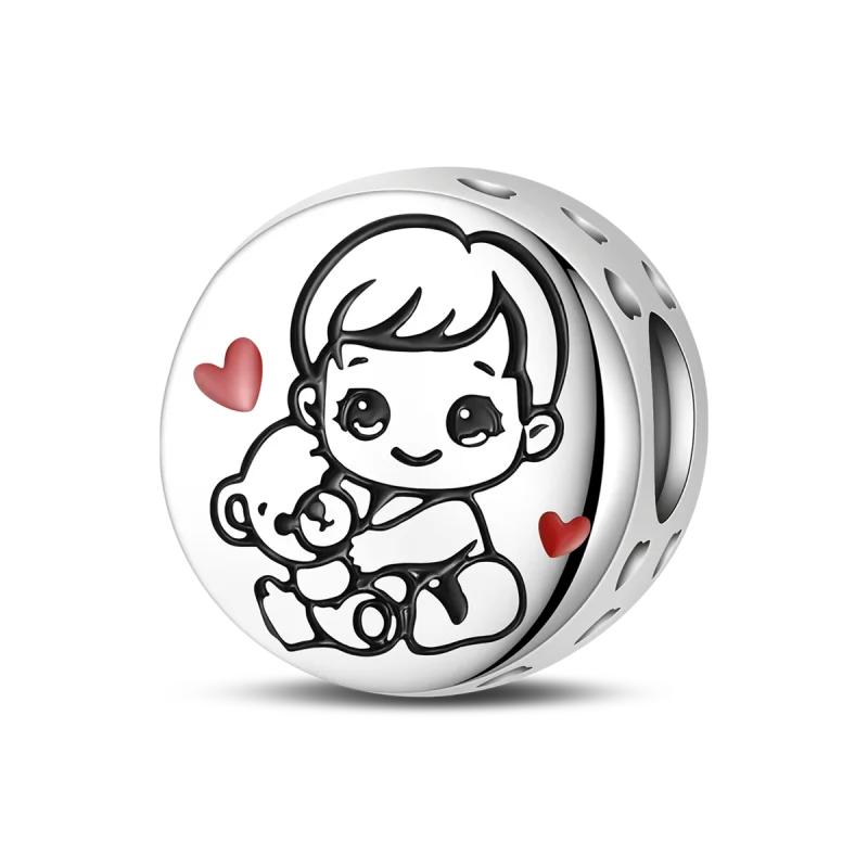 New Original Elephant Charms Beads Pendant Copper Dog Cat Charms Beads Fit Bracelets Fine Diy Jewelry Gifts