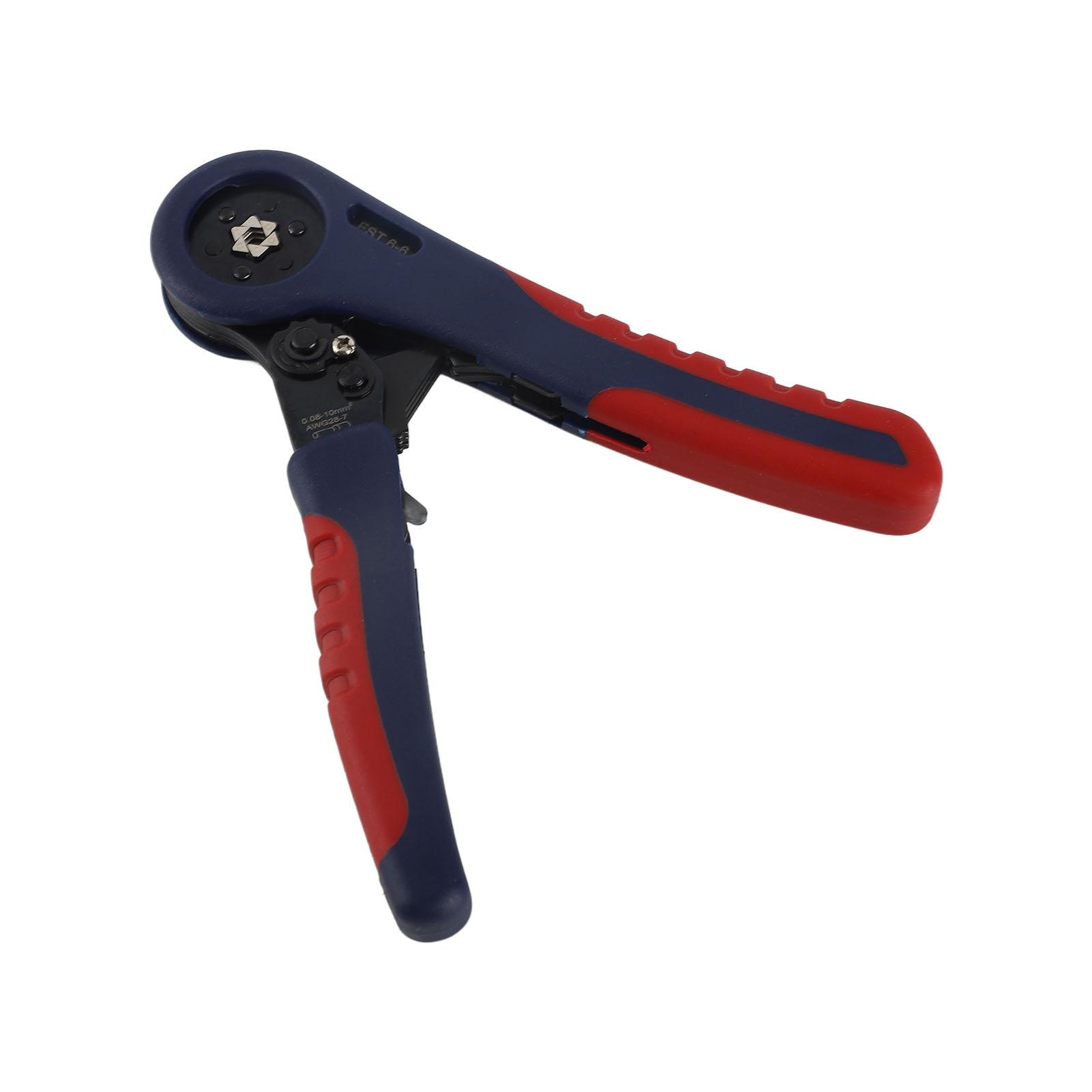 

Обжимные клещи с саморегулирующимся эргономичным храповым механизмом, ручной инструмент для усадки проводов