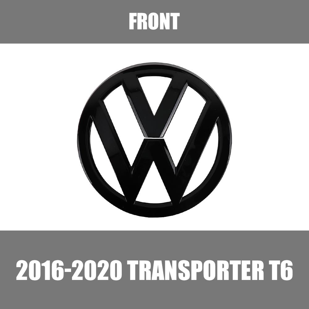 For VW For Volkswagen VW  Transporter T6 2020 2019 2018 2017 2016 3D ABS Car Hood Front Bonnet Grill Rear Trunk Emblem Logo Ba