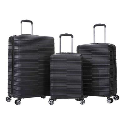 Set of 3 Suitcases - 100% ABS - LYS Paris 360/3 - Black
