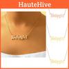 Stunning European Style Babygirl Letter Necklace With Gold Silver Rose Gold Finish
