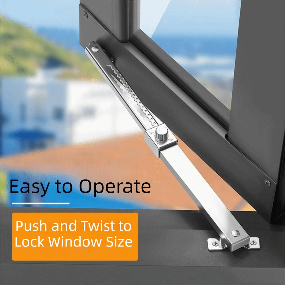 Stainless Steel Window Limiter Fixed Practical Angle Controller Telescopic Opening Limiter Sliding Support Casement Window