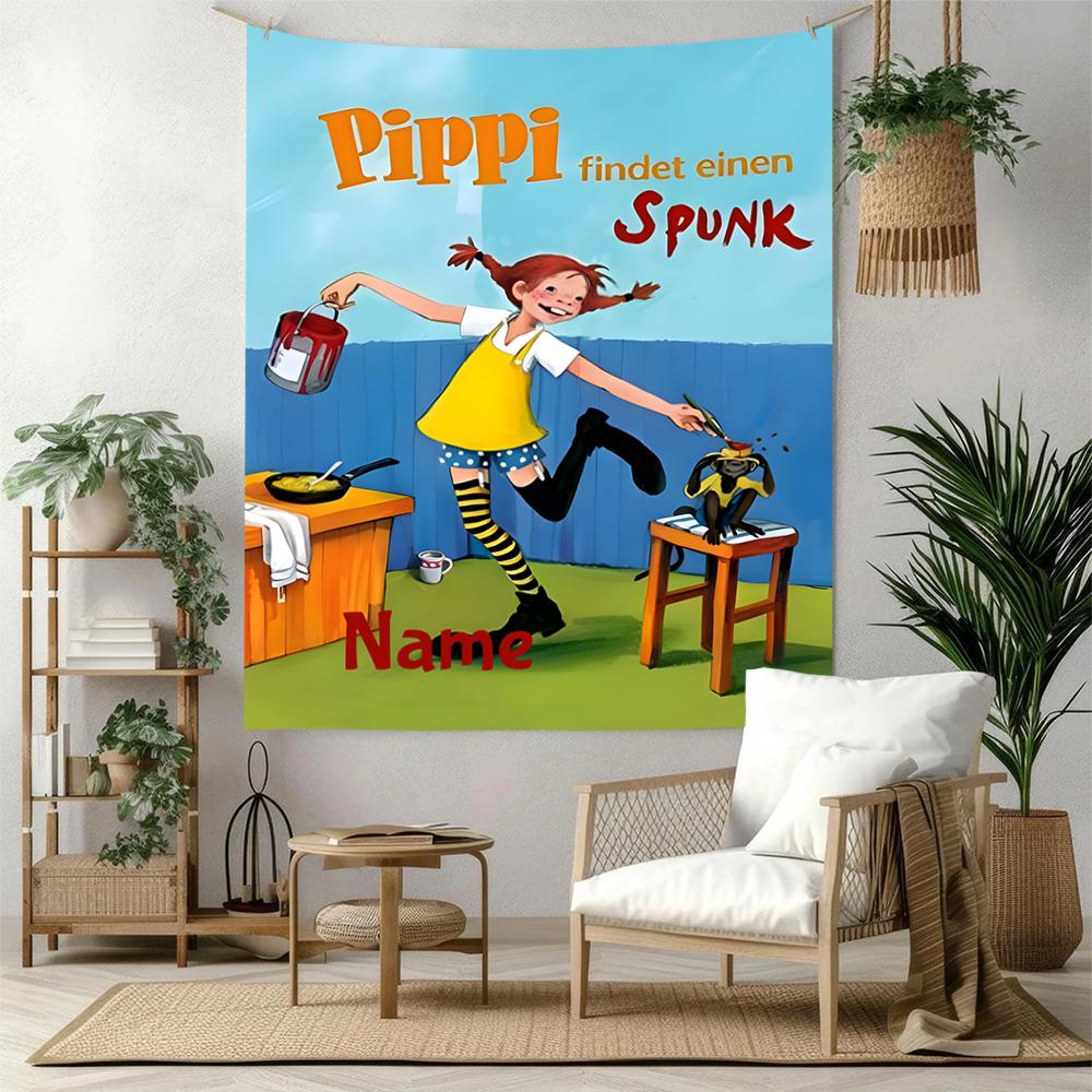 Pipi Custom Your Name Wall Decor Tapestry Art For Pet Memorial Birthdaywedding Party Backdrop Family Gift