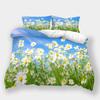 3D Printed Flower Bedding, Women's and Girls' Down Duvet Covers and Pillowcases, 2/3pc King Queen Bed Full-size Duvet Cover Gift