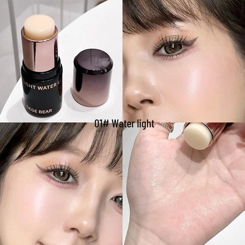 

Gegebear Midnight Luster Highlighter & Blush Stick - Brighten and Hydrate for Autumn/Winter Multi-use 8g