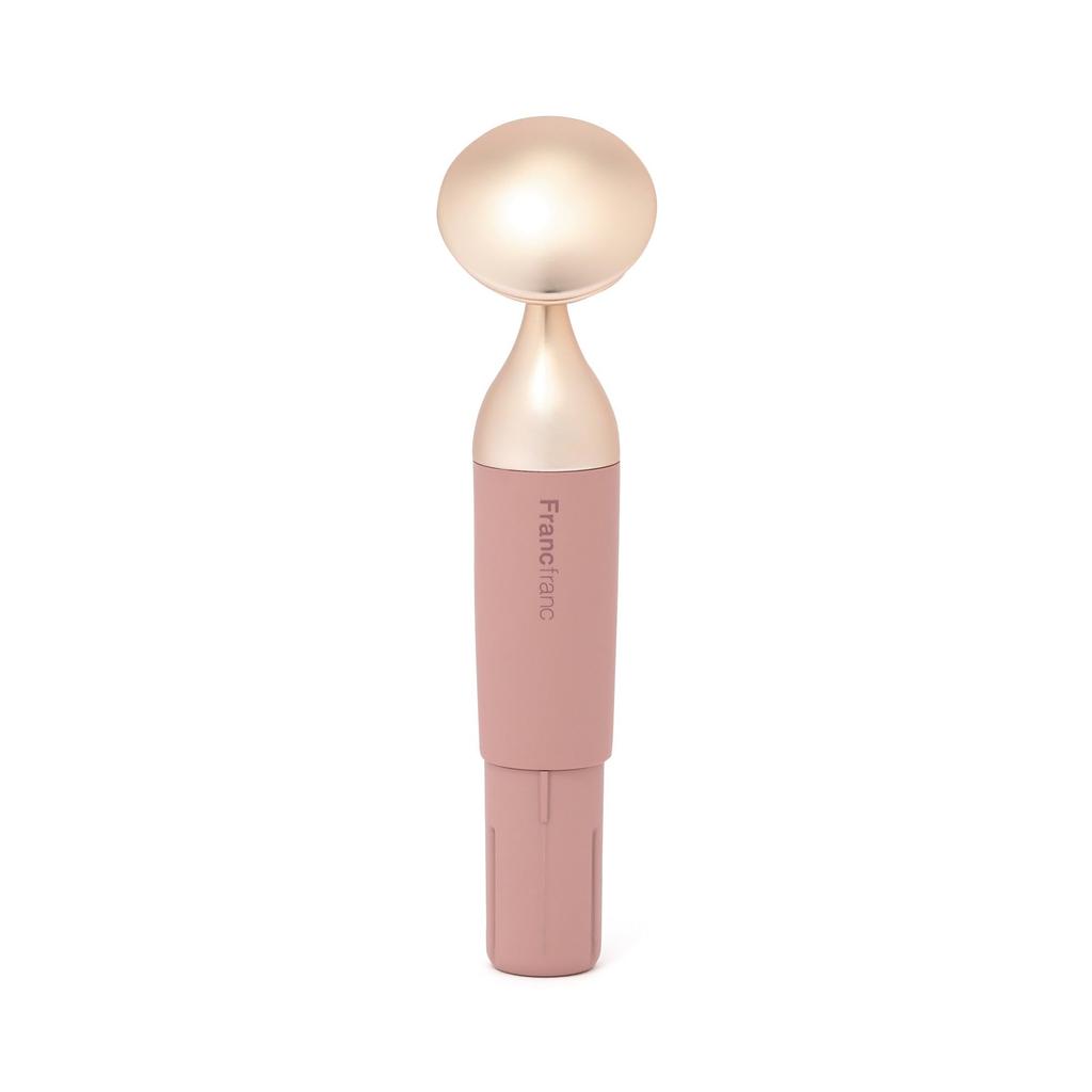 Francfranc Salon Facial Beauty Device Pink Battery Operated Cordless High Speed Vibration Lotion Serum Penetration Skin Care Portable Compact Present