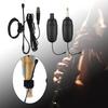 Hellery Flute Microphone Condenser Clip-On Instrument Microphone 3-Pin XLR Windproof Dustproof Wired Live Streaming Studio Recording Concert
