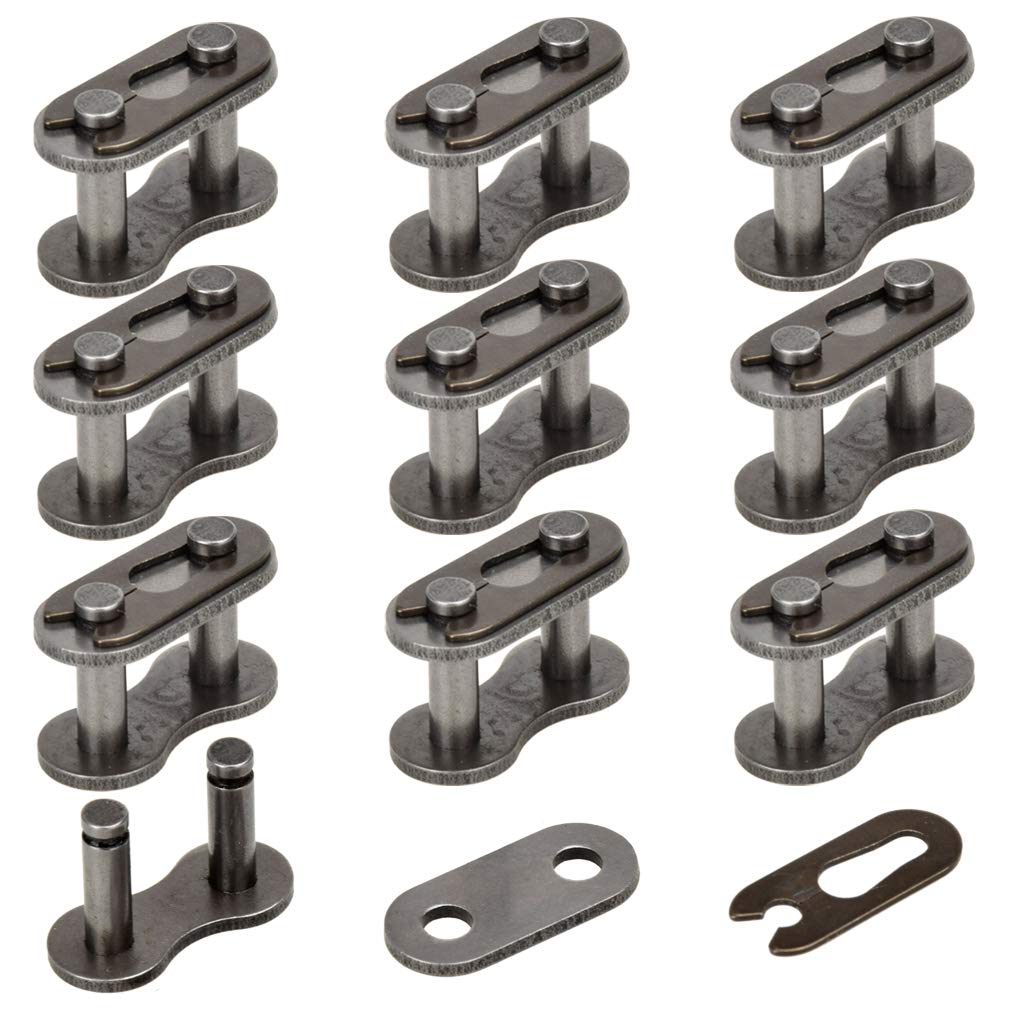 HIAORS 420 Chain Master Roller Connector Links For 90Cc 110Cc 125Cc 150Cc Tao Tao Coolster Apollo Pit Dirt Bike ATV Quad 196Cc 212Cc Coleman CT200U