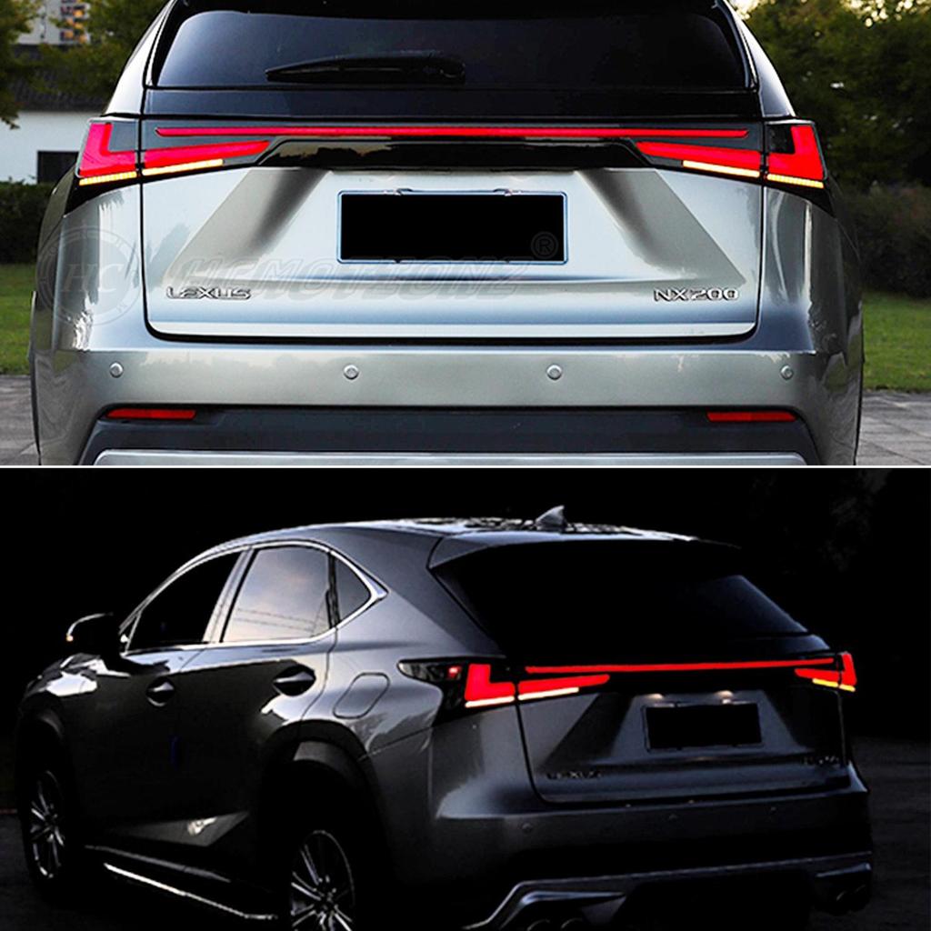 HCMOTIONZ Flowing Light Turn Signal Tail Light for Lexus NX200/NX300 (2014-2022)