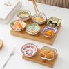 De'ou Xingguang Ceramic Bohemian Dipping Dishes, 2-Pack