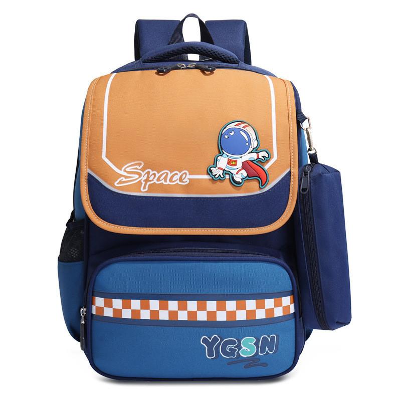 Breathable Nylon School Backpack For 1-2 Grade Children In Fashionable Style