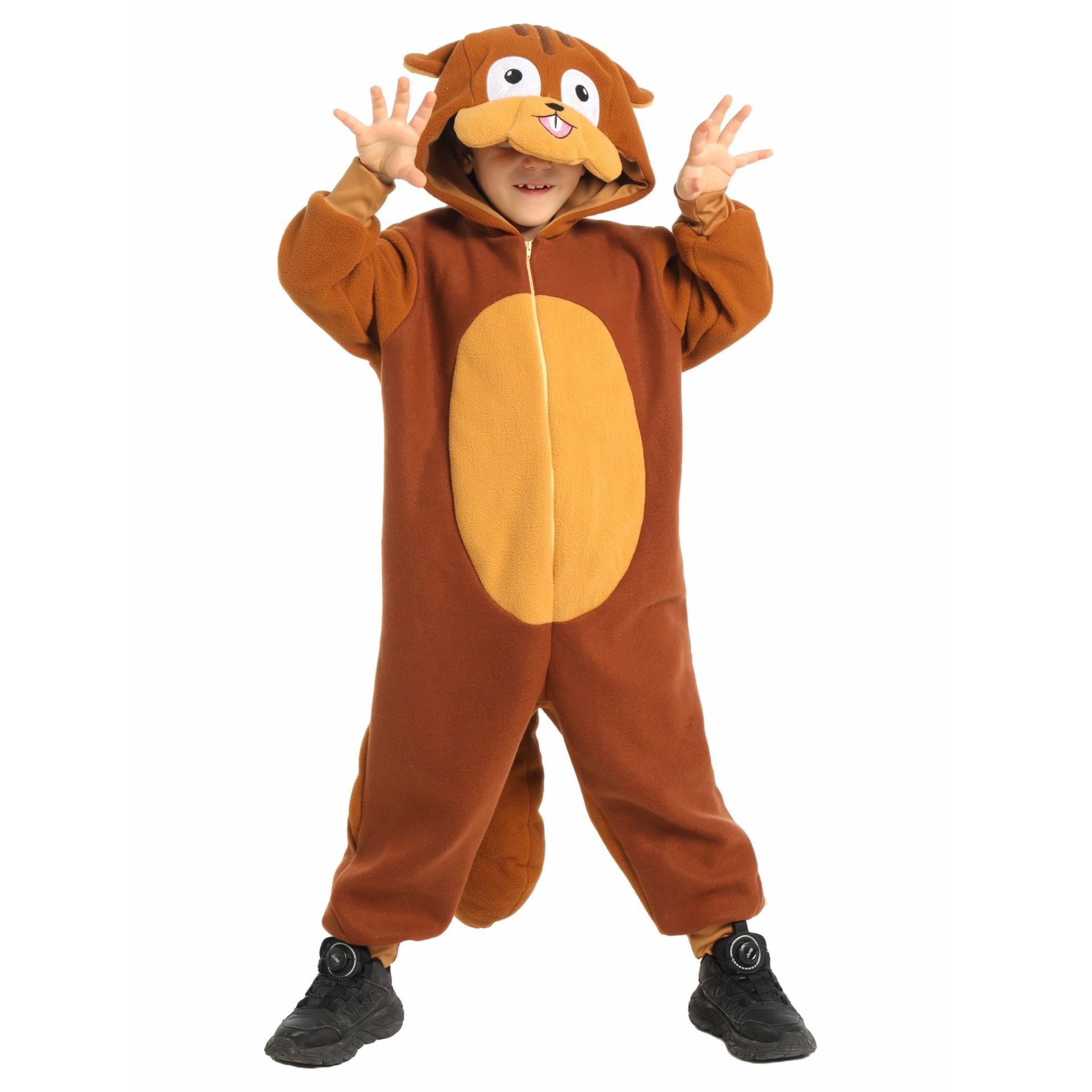 Children`S Squirrel JumpsuitAnimal Role-Play CostumeChildren`S Fleece