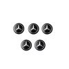2/5pcs 14mm Car Key Emblem Logo Sticker For Mercedes Benz AMG E C A B Class GLE GLS CLS GLC CLA GLA GLK GLB W203 W204 W205 W213