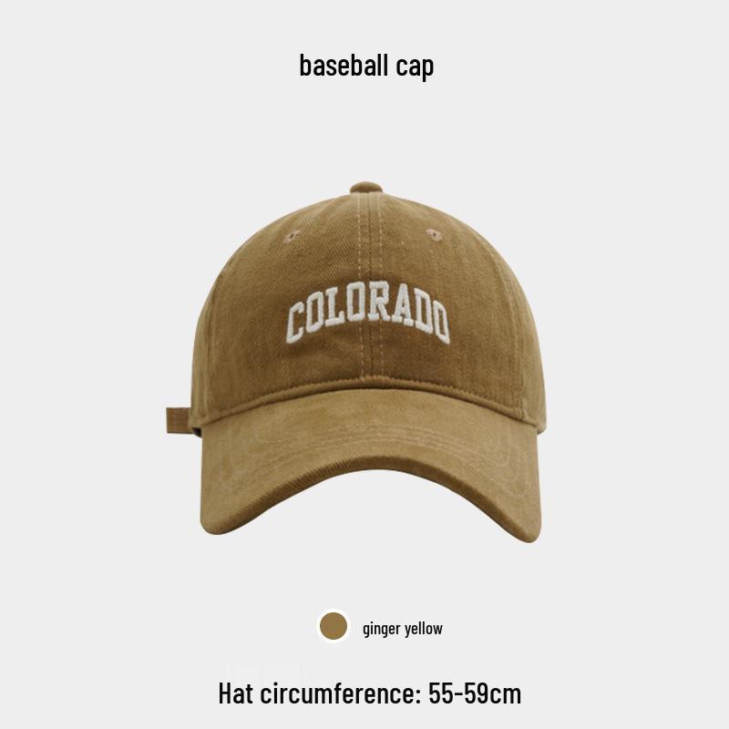 Women's Plus Size Embroidered Baseball Cap - Large Fit, Versatile Sunshade