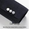 SANSAN Men's Anti-Wrinkle Chenille Suit Jacket