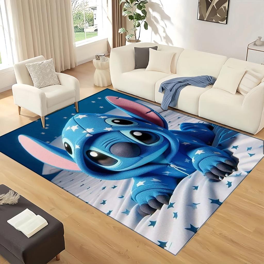27 Style Lilo Stitch 2 Monster Cartoon Carpet Rug for Living Room Bedroom Home Sofa Decoration,kids Play Non-slip Floor Mat