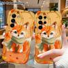 Phone Case: 2D flat, suitable for Samsung Galaxy A34 A35 M05 M06 S20 S22 S21 FE Plus 5G protective cases, fox wearing a scarf, perfect Christmas and H