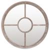 Garden Mirror Sand 60x4 Cm Iron Round
