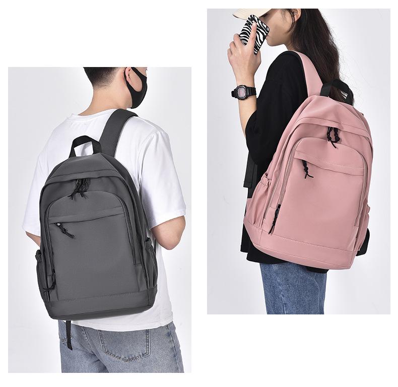 14-Inch Multi-Layer College Backpack - Large Capacity, Unisex, for Students and Laptops