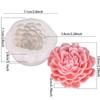 Flower Ball Peony Silicone Mold Handmade Soap Aromatherapy Gypsum Candle Mold