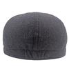 Autumn Winter Herringstone Pattern Octagonal Cap Men's British Beret Newsboy Cap Forward Cap