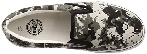K-Work Safety Camo Slip-On Sneakers with Resin Toe Cap and Water-Repellent Camouflage Pattern, SS4-DGCM-265, Digital Camo, Size 26cm
