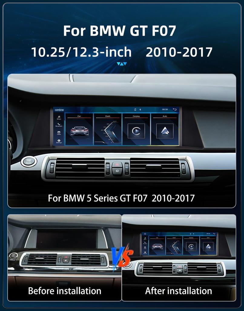 Wireless CarPlay GPS Navigator for BMW X5 GT F07