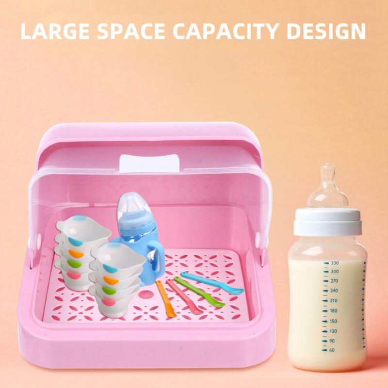 1 Stück Besteckaufbewahrungsbox Rosa PP Feuchtigkeitsgeschützt Für Produkte