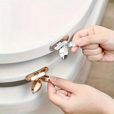 Toilet Lid Lifter - Multi-Function Hook, Keep Your Hands Clean - Lid Lifter Handle, Bathroom Accessories, Fresh And Simple