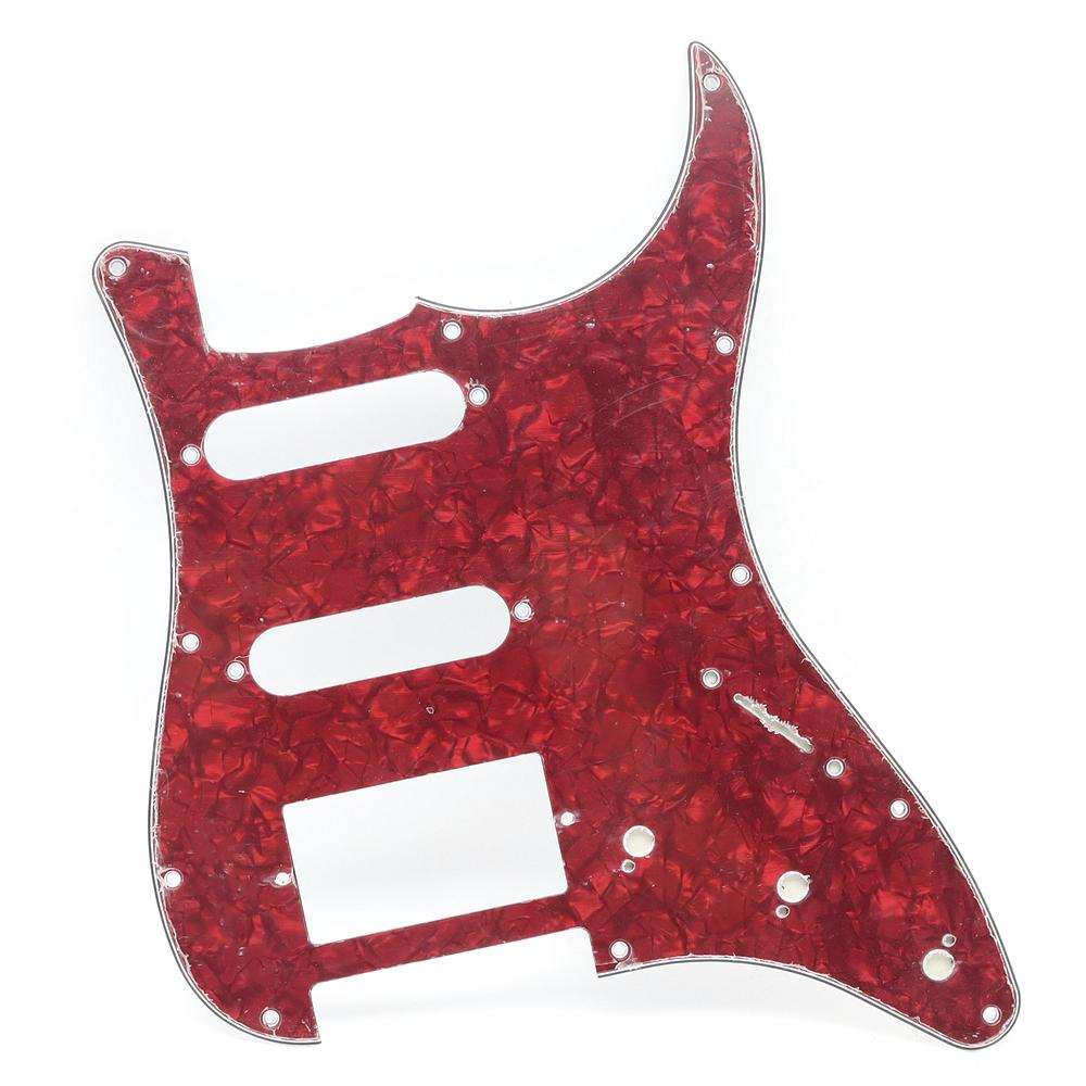 1pcs Electric GuitarPickguard PVC 3Ply SSH Pickguard Guitar Scratch Plate With Screw for ST Guitar